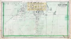Lancaster Street Map - South, Grant County 1895